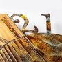 Wallity Wooden Clock 7-A Multicolor